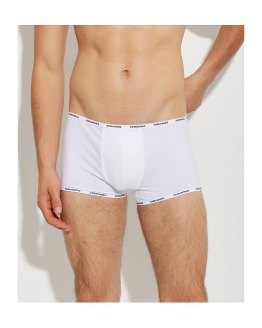 DSquared² Blue Boxer Briefs for men