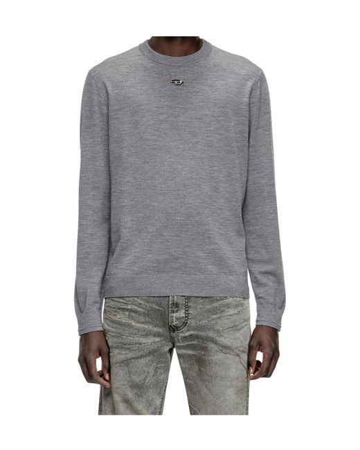 DIESEL Gray K-Valiam Jumper for men