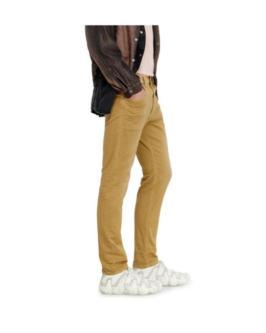 DIESEL Natural D-Krooley-Bw Joggjeans Tapered Jeans for men