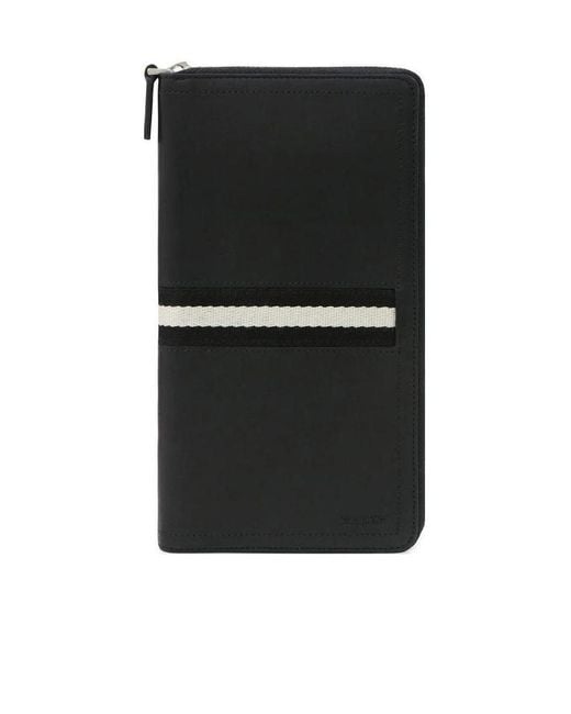 Bally Black Logo Wallet for men