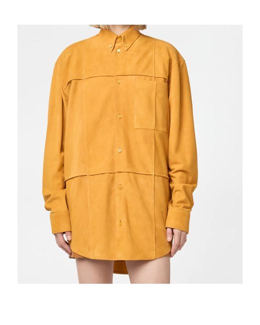 Tod's Orange Long-Sleeved Shirt
