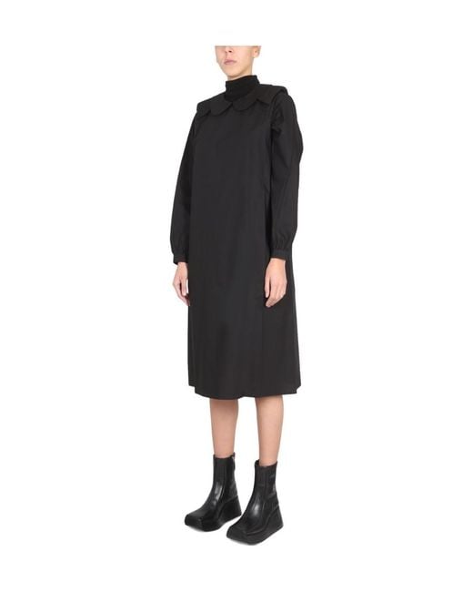 Raf Simons Black Relaxed Fit Tunic Dress