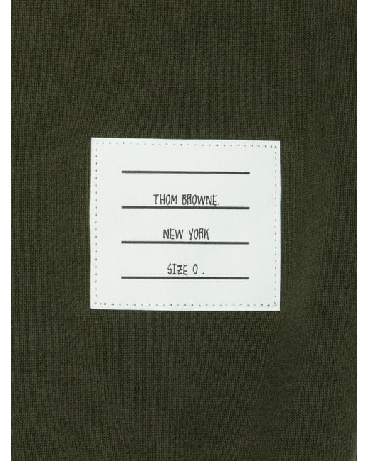 Thom Browne Black Logo Sweatpants for men