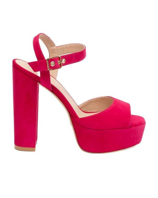 Stuart Weitzman Pink Ryder Platform Sandals