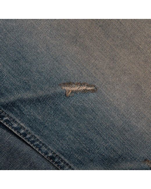 Acne Blue Waistband Denim Trousers for men