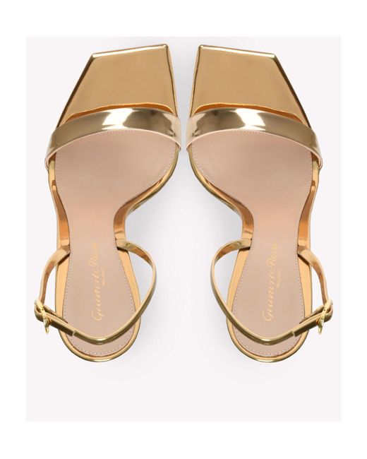 Gianvito Rossi Metallic Ribbon 105Mm Stiletto Sandal