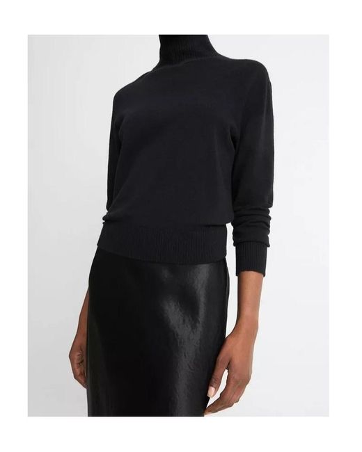 Vince Black Long-Sleeved Sweater