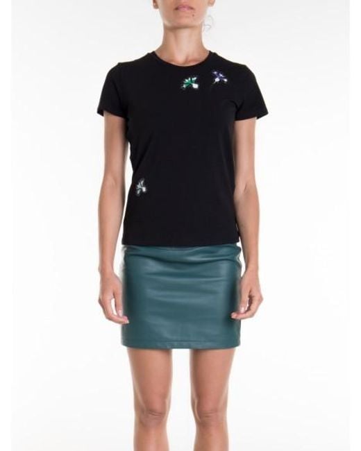 Emporio Armani Black Printed T-Shirt