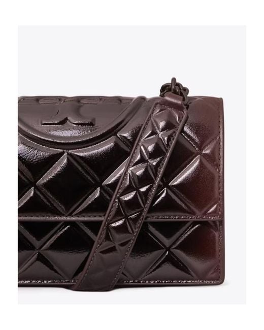 Tory Burch Black Fleming Small Convertible Shoulder Bag