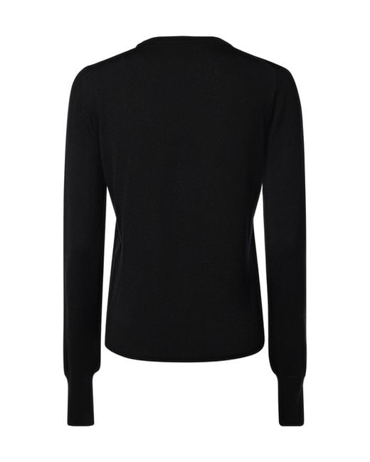 Coperni Black Embellished Knitted Jumper