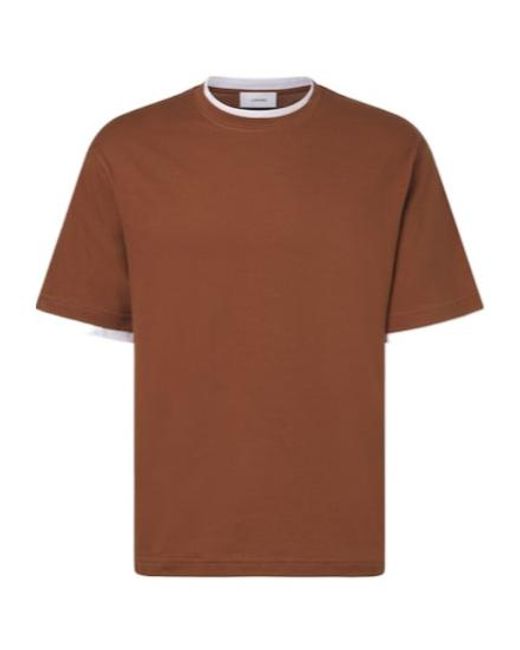 Lardini Brown T-Shirt for men