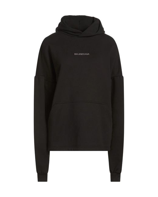 Balenciaga Black Hooded Track Jackets
