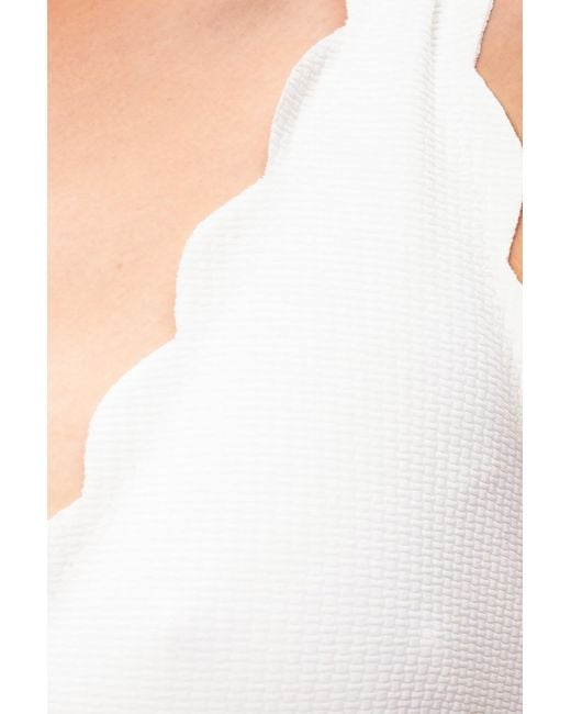 Marysia Swim White Santa Clara Bikini Top