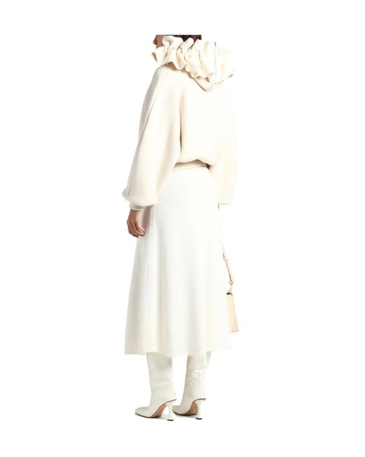 Jacquemus Natural Solid-Colored Knit Top