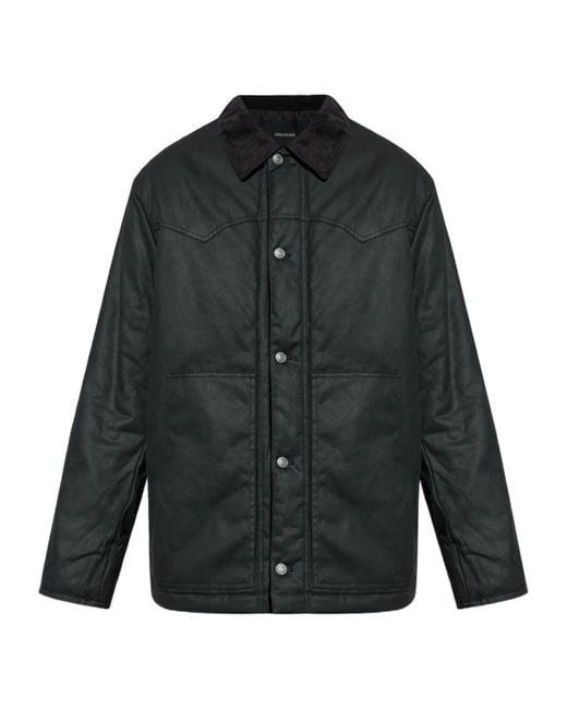 Zadig & Voltaire Black Boye Padded Jacket for men