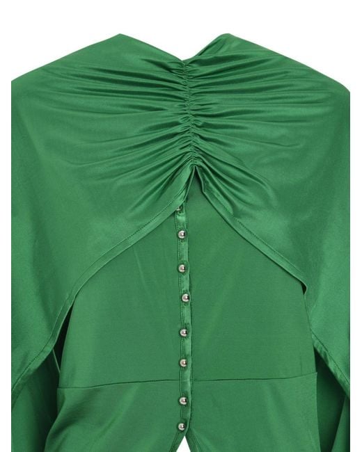 Rabanne Green Haut Blouse