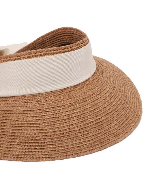 Helen Kaminski Multicolor Wide-Brim Visor Hat