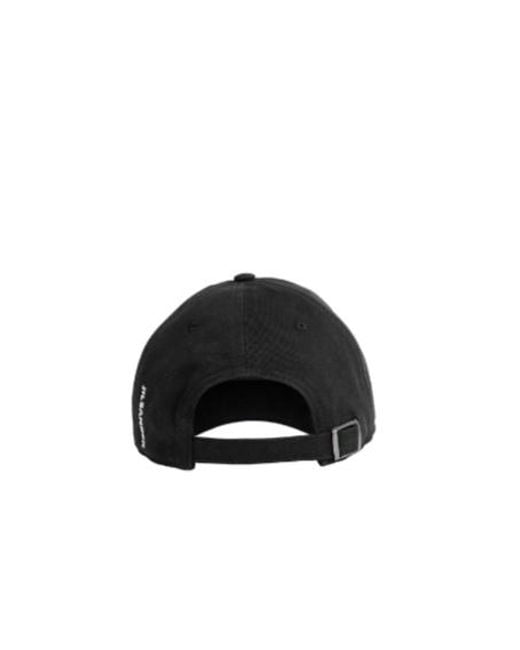 Jil Sander Black Logo Baseball Cap