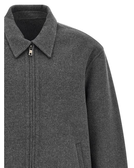Giorgio Brato Gray Long-Sleeve Jacket for men