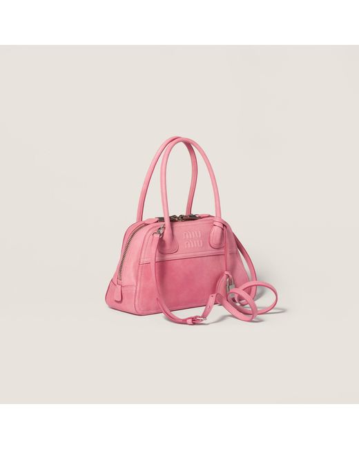 Miu Miu Pink Vivant Nappa Leather Bag