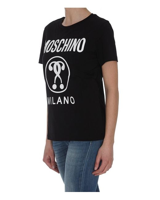 Moschino Black Logo Short-Sleeved T-Shirt