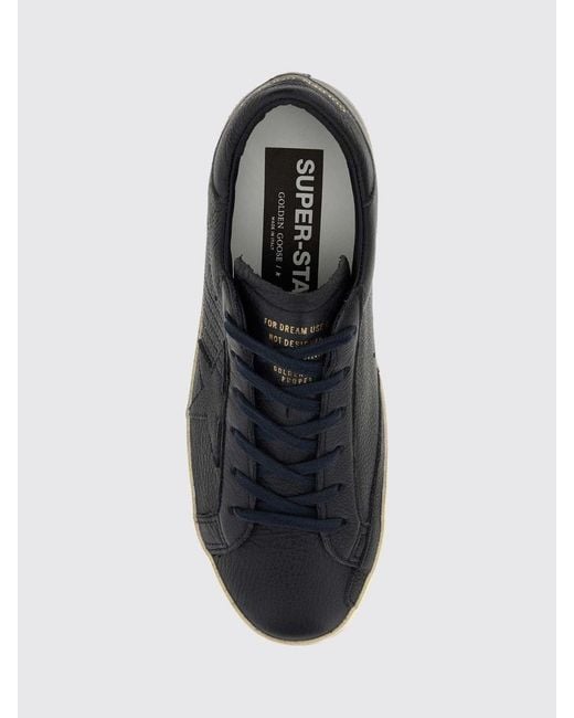 Golden Goose Deluxe Brand Black Super-Star Leather Sneakers