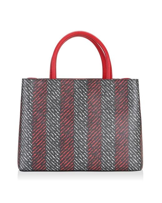 Fendi Red Logo Handbag