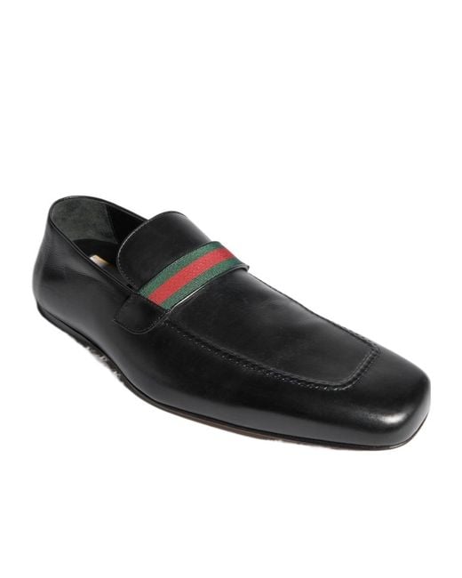 Gucci Black Web Loafer for men