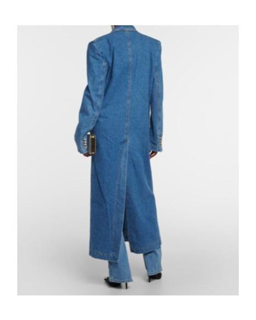 Magda Butrym Blue Denim Coat