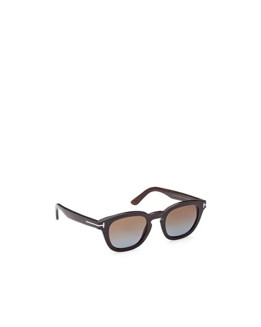Tom Ford Metallic Square Sunglasses for men