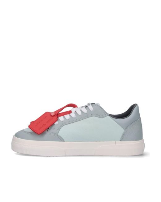 Off-White c/o Virgil Abloh Multicolor New Low Vulcanized Lace-Up Sneakers for men