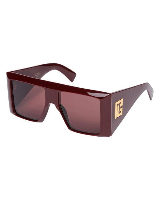 Balmain Purple Full Frame Sunglasses for men