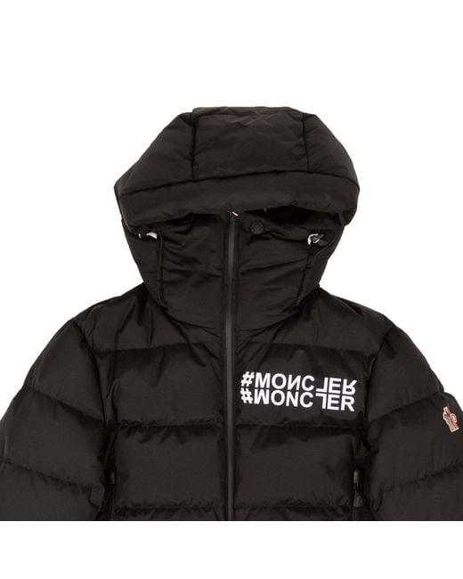 Moncler Black Long-Sleeved Down Jacket for men