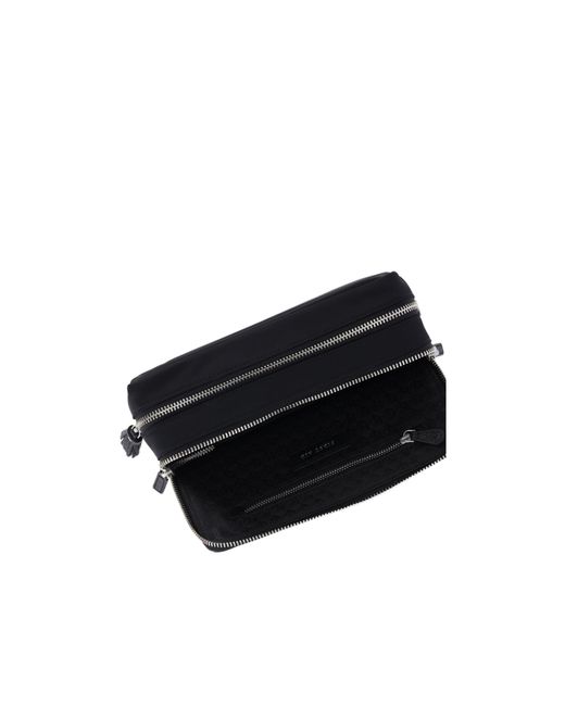 Anya Hindmarch Black Foiled-Lettering Zipped Washbag