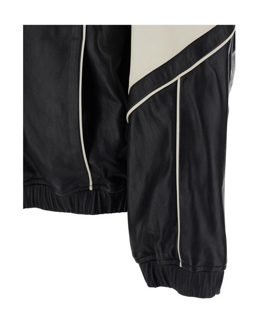Amiri Black Leather Jacket for men