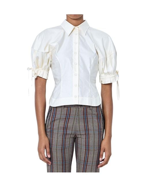 Vivienne Westwood White Cotton Poplin Shirt