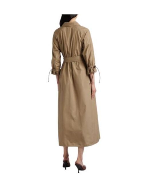 Max Mara Natural Cotton Midi Dress