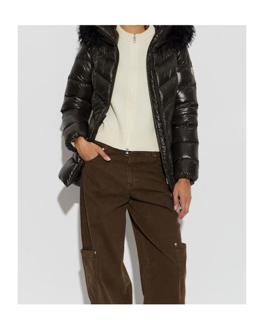 Moncler Black Fulmar Zip-Up Puffer Jacket