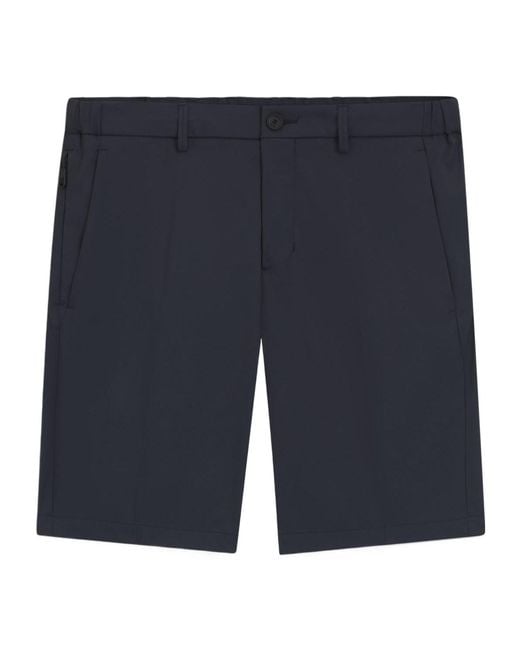Boss Blue Boss Water-Repellent Finish Easy-Iron Shorts for men