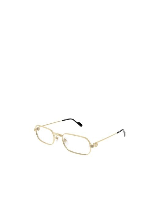 Cartier Multicolor Rectangular Frame Glasses for men