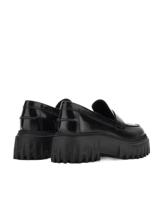 Hogan Black H700 Loafers