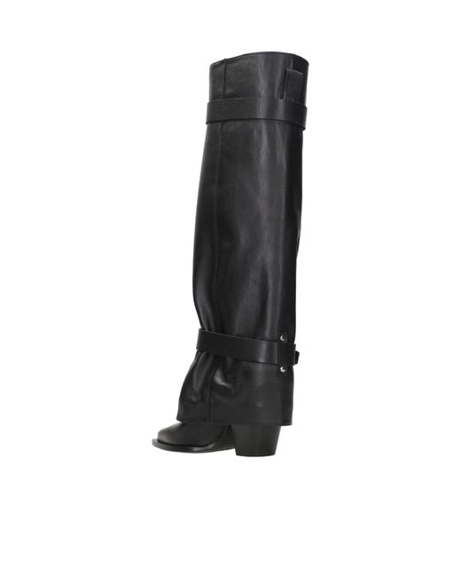 Elena Iachi Black Pointed Boots