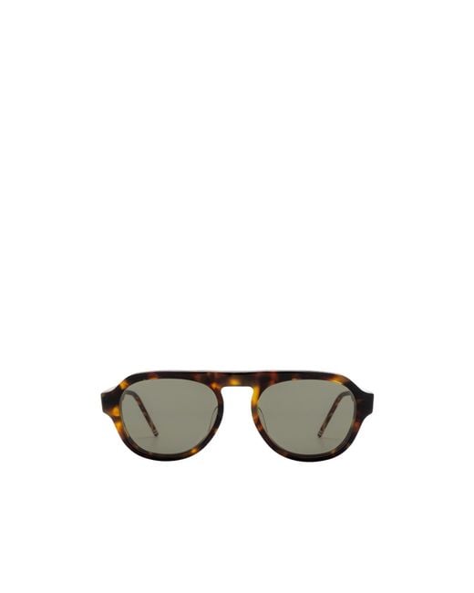 Thom Browne Multicolor Eyewear Round Frame Sunglasses for men