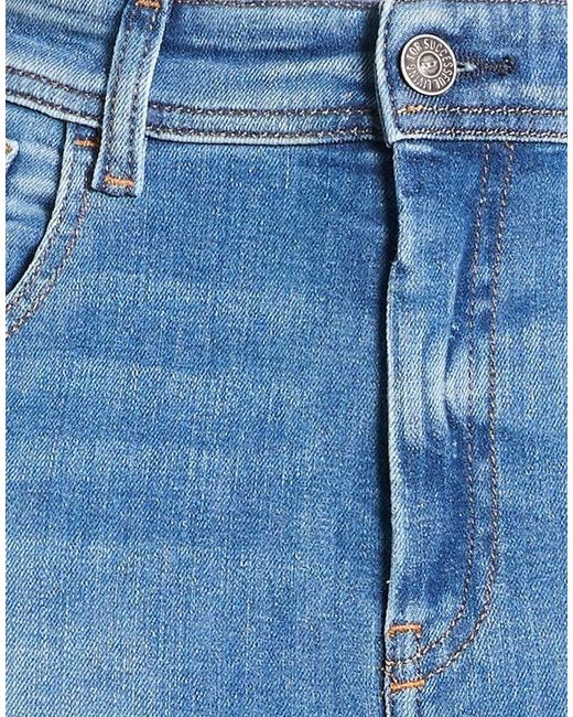 DIESEL Blue Casual Slim-Fit Jeans