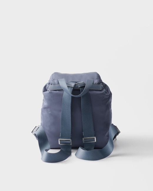 Prada Blue Small Re-Nylon Backpack
