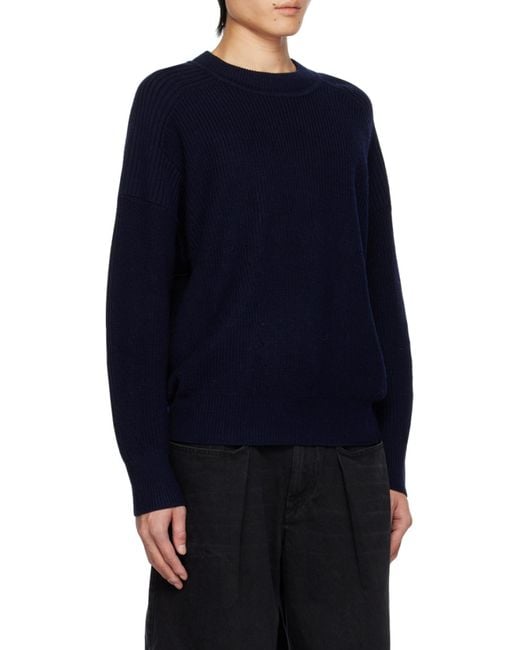 Isabel Marant Blue Crewneck Knitted Jumper for men