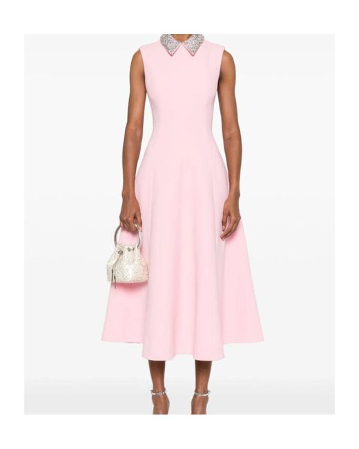 Rebecca Vallance Pink Sleeveless Dress