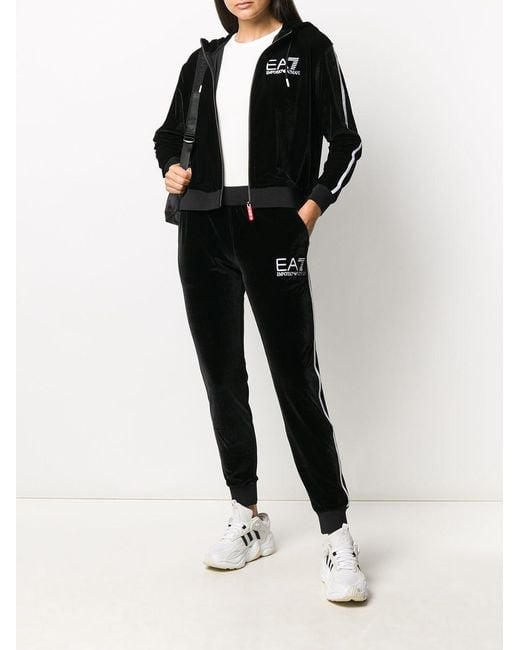 EA7 Black Logo Decal Sweatpants