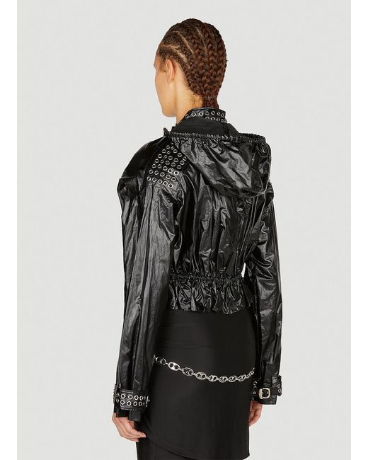 Rabanne Black Logo Casual Jacket