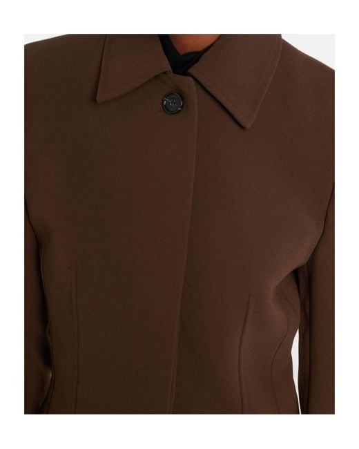 Totême  Brown Single-Breasted Coat